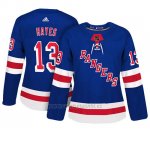 Camiseta Mujer New York Rangers 13 Kevin Hayes Adizero Jugador Home Azul Camiseta Mujer New York Rangers 13 Kevin Hayes Adizero Jugador Home Azul