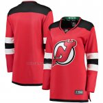 Camiseta Hockey Mujer New Jersey Devils Primera Breakaway Rojo Camiseta Hockey Mujer New Jersey Devils Primera Breakaway Rojo