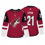 Camiseta Hockey Mujer Arizona Coyotes 21 Derek Stepan Rojo Autentico Jugador Camiseta Hockey Mujer Arizona Coyotes 21 Derek Stepan Rojo Autentico Jugador