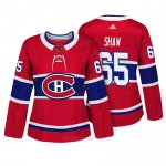 Camiseta Hockey Mujer Montreal Canadiens 65 Andrew Shaw Rojo Autentico Jugador Camiseta Hockey Mujer Montreal Canadiens 65 Andrew Shaw Rojo Autentico Jugador