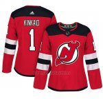 Camiseta Mujer New Jersey Devils 1 Keith Kinkaid Adizero Jugador Home Rojo Camiseta Mujer New Jersey Devils 1 Keith Kinkaid Adizero Jugador Home Rojo