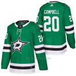 Camiseta Hockey Hombre Autentico Dallas Stars 20 Brian Campbell Home 2018 Verde Camiseta Hockey Hombre Autentico Dallas Stars 20 Brian Campbell Home 2018 Verde