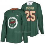 Camiseta Minnesota Wild Jonas Brodin New Season Practice Verde Camiseta Minnesota Wild Jonas Brodin New Season Practice Verde
