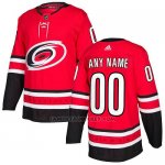 Camiseta Hockey Hombre Carolina Hurricanes Primera Personalizada Rojo Camiseta Hockey Hombre Carolina Hurricanes Primera Personalizada Rojo