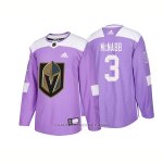 Camiseta Hockey Hombre Autentico Vegas Golden Knights 3 Brayden Mcnabb Hockey Fights Cancer 2018 Violeta Camiseta Hockey Hombre Autentico Vegas Golden Knights 3 Brayden Mcnabb Hockey Fights Cancer 2018 Violeta
