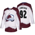 Camiseta Hockey Hombre Colorado Avalanche 92 Gabriel Landeskog 2018 Blanco Camiseta Hockey Hombre Colorado Avalanche 92 Gabriel Landeskog 2018 Blanco