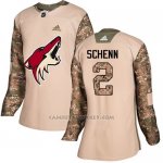 Camiseta Hockey Mujer Arizona Coyotes 2 Luke Schenn Camo Autentico 2017 Veterans Day Stitched Camiseta Hockey Mujer Arizona Coyotes 2 Luke Schenn Camo Autentico 2017 Veterans Day Stitched