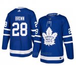 Camiseta Toronto Maple Leafs Connor Brown Autentico Home Azul Camiseta Toronto Maple Leafs Connor Brown Autentico Home Azul