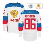 Camiseta Hockey Rusia Nikita Kucherov 86 Premier 2016 World Cup Blanco Camiseta Hockey Rusia Nikita Kucherov 86 Premier 2016 World Cup Blanco