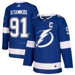 Camiseta Hockey Tampa Bay Lightning Steven Stamkos Autentico Azul Camiseta Hockey Tampa Bay Lightning Steven Stamkos Autentico Azul