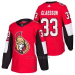 Camiseta Hockey Hombre Autentico Ottawa Senators 33 Fredrik Claesson Home 2018 Rojo Camiseta Hockey Hombre Autentico Ottawa Senators 33 Fredrik Claesson Home 2018 Rojo