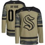 Camiseta Hockey Seattle Kraken Personalizada Military Appreciation Team Autentico Practice Camuflaje Camiseta Hockey Seattle Kraken Personalizada Military Appreciation Team Autentico Practice Camuflaje