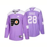 Camiseta Hockey Hombre Autentico Philadelphia Flyers 28 Claude Giroux Hockey Fights Cancer 2018 Violeta Camiseta Hockey Hombre Autentico Philadelphia Flyers 28 Claude Giroux Hockey Fights Cancer 2018 Violeta