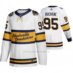 Camiseta Hockey Nashville Predators Retro Matt Duchene Breakaway Jugador 2020 Winter Classic Blanco Camiseta Hockey Nashville Predators Retro Matt Duchene Breakaway Jugador 2020 Winter Classic Blanco