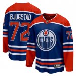 Camiseta Hockey Edmonton Oilers Nick Bjugstad Primera Breakaway Azul Camiseta Hockey Edmonton Oilers Nick Bjugstad Primera Breakaway Azul