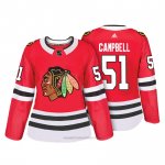 Camiseta Hockey Mujer Chicago Blackhawks 51 Brian Campbell Rojo Autentico Jugador Camiseta Hockey Mujer Chicago Blackhawks 51 Brian Campbell Rojo Autentico Jugador