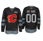 Camiseta Hockey Hombre Calgary Flames Personalizada Negro Camiseta Hockey Hombre Calgary Flames Personalizada Negro