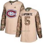 Camiseta Hockey Hombre Montreal Canadiens 5 Guy Lapointe Camo Autentico 2017 Veterans Day Stitched Camiseta Hockey Hombre Montreal Canadiens 5 Guy Lapointe Camo Autentico 2017 Veterans Day Stitched
