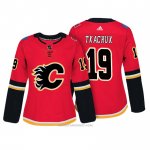 Camiseta Hockey Mujer Calgary Flames 19 Matthew Tkachuk Rojo Autentico Jugador Camiseta Hockey Mujer Calgary Flames 19 Matthew Tkachuk Rojo Autentico Jugador