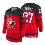 Camiseta Canada Team Thomas Chabot 2018 Iihf World Championship Jugador Rojo Camiseta Canada Team Thomas Chabot 2018 Iihf World Championship Jugador Rojo
