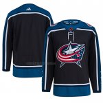 Camiseta Hockey Columbus Blue Jackets Reverse Retro Autentico Blank Negro Camiseta Hockey Columbus Blue Jackets Reverse Retro Autentico Blank Negro