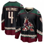 Camiseta Hockey Arizona Coyotes Juuso Valimaki Primera Breakaway Negro Camiseta Hockey Arizona Coyotes Juuso Valimaki Primera Breakaway Negro