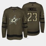 Camiseta Hockey Hombre Dallas Stars 23 Esa Lindell Verde Salute To Service Camiseta Hockey Hombre Dallas Stars 23 Esa Lindell Verde Salute To Service