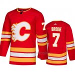 Camiseta Calgary Flames Tj Brodie Alternato Adidas Autentico Rojo Camiseta Calgary Flames Tj Brodie Alternato Adidas Autentico Rojo