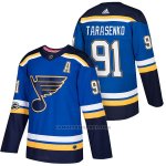 Camiseta Hockey Hombre Autentico St. Louis Blues 91 Vladimir Tarasenko Home 2018 Azul Camiseta Hockey Hombre Autentico St. Louis Blues 91 Vladimir Tarasenko Home 2018 Azul
