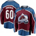 Camiseta Hockey Colorado Avalanche Justus Annunen Primera Premier Breakaway Rojo Camiseta Hockey Colorado Avalanche Justus Annunen Primera Premier Breakaway Rojo