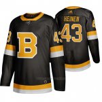 Camiseta Hockey Boston Bruins Danton Heinen Tercera Negro Camiseta Hockey Boston Bruins Danton Heinen Tercera Negro