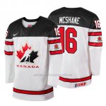 Camiseta Canada Team Allan Mcshane 2018 Iihf World Championship Jugador Blanco Camiseta Canada Team Allan Mcshane 2018 Iihf World Championship Jugador Blanco