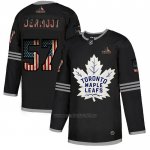 Camiseta Hockey Toronto Maple Leafs Travis Dermott 2020 USA Flag Negro Camiseta Hockey Toronto Maple Leafs Travis Dermott 2020 USA Flag Negro