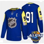 Camiseta Hockey Hombre Tampa Bay Lightning 91 Steven Stamkos Azul 2018 All Star Autentico Camiseta Hockey Hombre Tampa Bay Lightning 91 Steven Stamkos Azul 2018 All Star Autentico