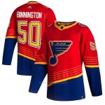 Camiseta Hockey St. Louis Blues Jordan Binnington Reverse Retro Autentico 2020-21 Rojo Camiseta Hockey St. Louis Blues Jordan Binnington Reverse Retro Autentico 2020-21 Rojo