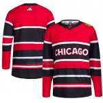 Camiseta Hockey Chicago Blackhawks Reverse Retro Autentico Blank Rojo Camiseta Hockey Chicago Blackhawks Reverse Retro Autentico Blank Rojo
