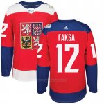 Camiseta Hockey Republica Checa Radek Faksa 12 Premier 2016 World Cup Rojo Camiseta Hockey Republica Checa Radek Faksa 12 Premier 2016 World Cup Rojo
