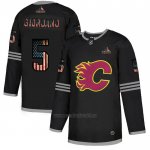 Camiseta Hockey Calgary Flames Mark Giordano 2020 USA Flag Negro Camiseta Hockey Calgary Flames Mark Giordano 2020 USA Flag Negro