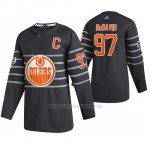 Camiseta Hockey Edmonton Oilers Connor Mcdavid Autentico 2020 All Star Gris Camiseta Hockey Edmonton Oilers Connor Mcdavid Autentico 2020 All Star Gris