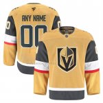 Camiseta Hockey Vegas Golden Knights Primera Autentico Pro Personalizada Amarillo Camiseta Hockey Vegas Golden Knights Primera Autentico Pro Personalizada Amarillo