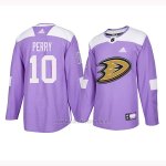 Camiseta Hockey Hombre Anaheim Ducks 10 Corey Perry Violeta Camiseta Hockey Hombre Anaheim Ducks 10 Corey Perry Violeta