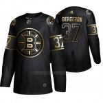 Camiseta Boston Bruins Patrice Bergeron Golden Edition Autentico Negro Camiseta Boston Bruins Patrice Bergeron Golden Edition Autentico Negro