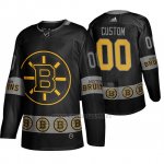 Camiseta Boston Bruins Personalizada Breakaway Negro Camiseta Boston Bruins Personalizada Breakaway Negro