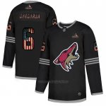 Camiseta Hockey Arizona Coyotes Jakob Chychrun 2020 USA Flag Negro Camiseta Hockey Arizona Coyotes Jakob Chychrun 2020 USA Flag Negro