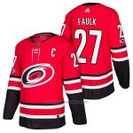 Camiseta Hockey Hombre Autentico Carolina Hurricanes 27 Justin Faulk Home 2018 Rojo Camiseta Hockey Hombre Autentico Carolina Hurricanes 27 Justin Faulk Home 2018 Rojo