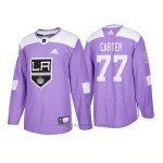 Camiseta Hockey Hombre Autentico Los Angeles Kings 77 Jeff Carter Hockey Fights Cancer 2018 Violeta Camiseta Hockey Hombre Autentico Los Angeles Kings 77 Jeff Carter Hockey Fights Cancer 2018 Violeta
