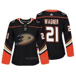 Camiseta Hockey Mujer Anaheim Ducks 21 Chris Wagner Negro Autentico Jugador Camiseta Hockey Mujer Anaheim Ducks 21 Chris Wagner Negro Autentico Jugador