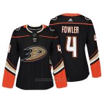 Camiseta Hockey Mujer Anaheim Ducks 4 Cam Fowler Negro Autentico Jugador Camiseta Hockey Mujer Anaheim Ducks 4 Cam Fowler Negro Autentico Jugador