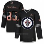 Camiseta Hockey Winnipeg Jets Mathieu Perreault 2020 USA Flag Negro Camiseta Hockey Winnipeg Jets Mathieu Perreault 2020 USA Flag Negro