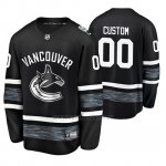Camiseta Vancouver Canucks Personalizada 2019 All Star Negro Camiseta Vancouver Canucks Personalizada 2019 All Star Negro
